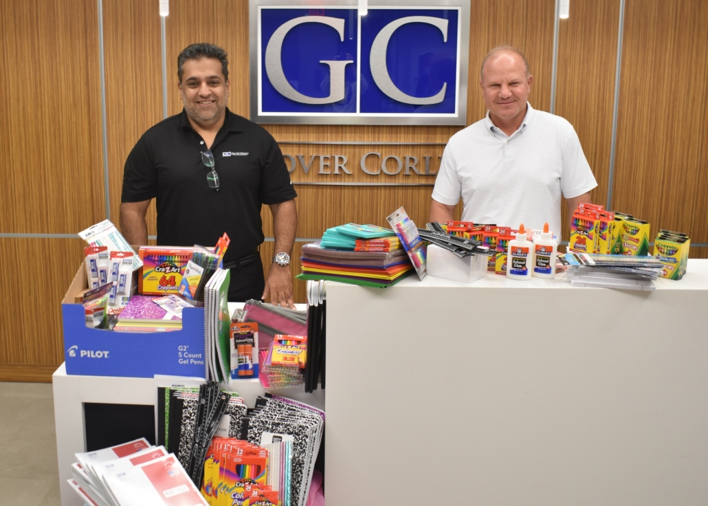 Grover Corlew Principals Anuj Grover And Mark Corlew With Donated ...